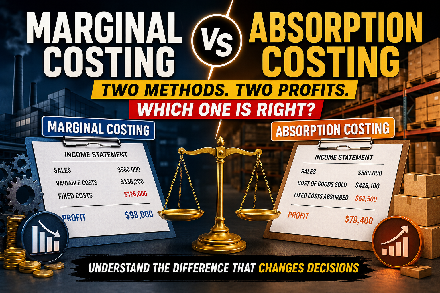 Marginal Costing Vs Absorption Costing: Two Very Different Ways Of Looking At Your Costs And Profit